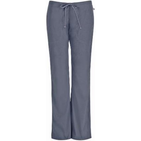 NWT Code Happy Womens Custom Code Happy Mid Rise Drawstring Scrub Pants Grey-5XL - Picture 1 of 1